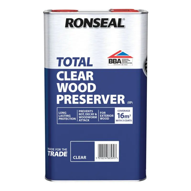 Ronseal Trade Total Wood Preserver - Clear 1