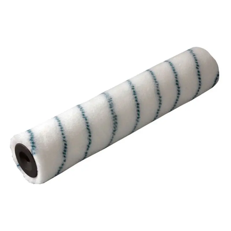 Rota! Nylon Blue Stripe 18" Roller Sleeve - Medium Pile 1