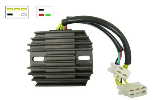 Sh258c-12 Regulator Rectifier With 8 Wires Fits For Honda Cbr1000f 1986-1988 1