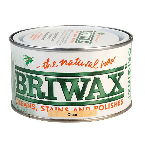 Briwax Cleaner, Stainer & Polisher Natural Wax - Clear - 400G 1