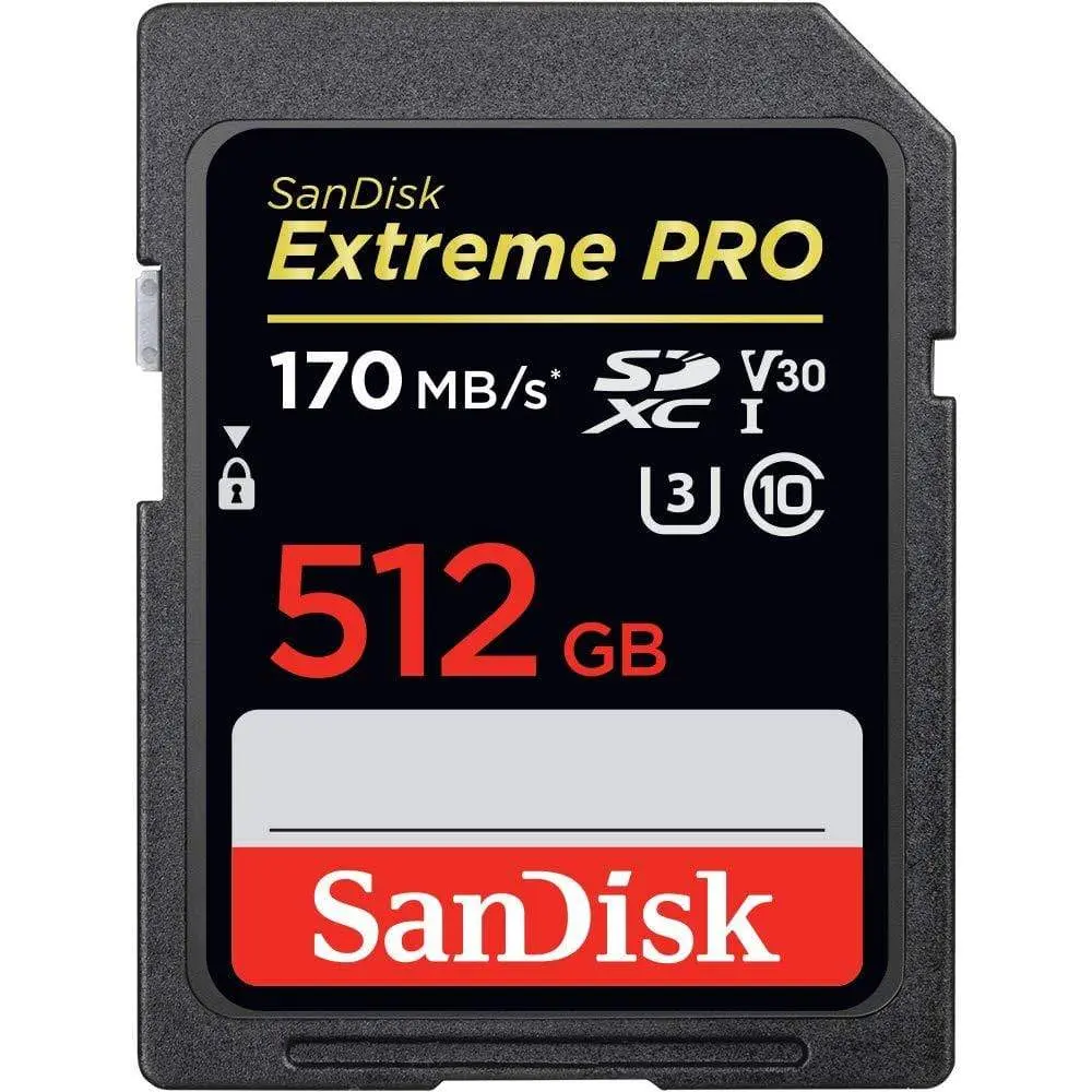 Sandisk Extreme Pro 512 Gb Memory Card Sdsdxxy-512Gb-Gn4in 1