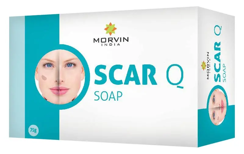 Morvin India Scar Q Whitening Soap 75G 1