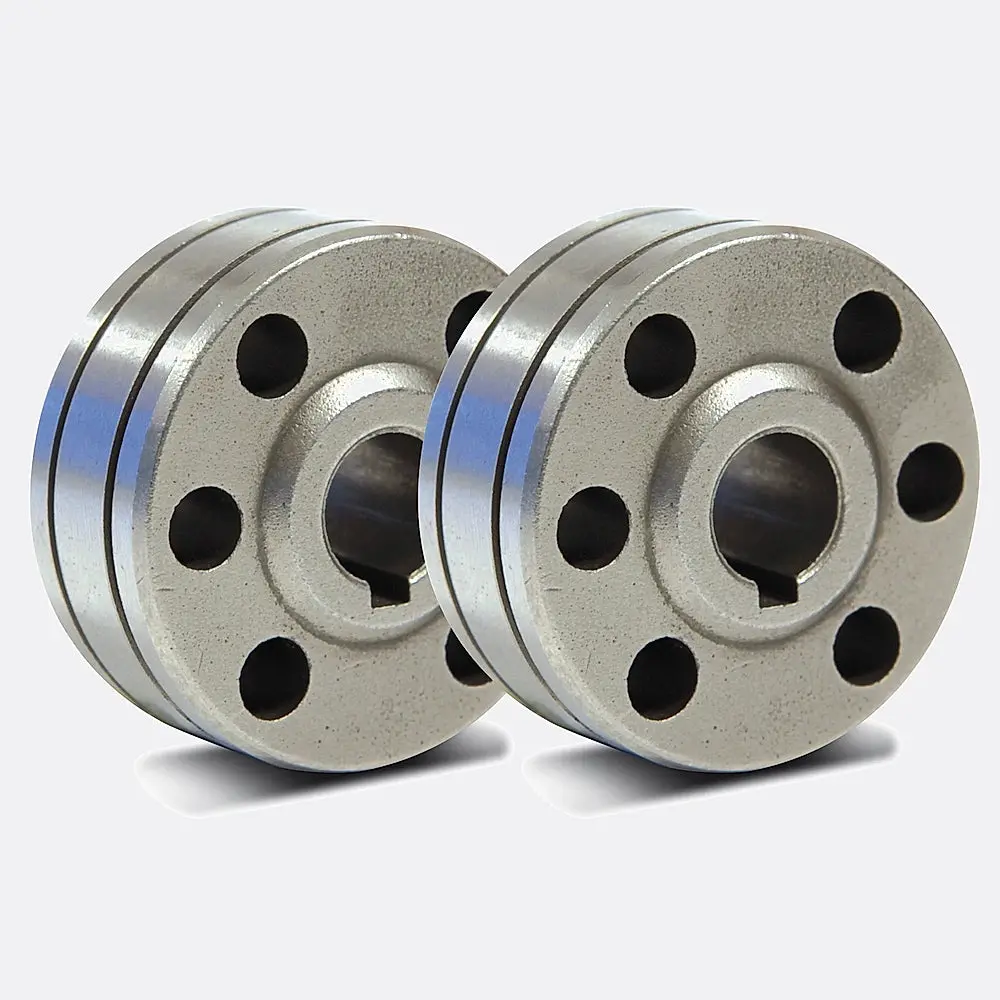 Gys Set Of 2 Drive Rolls Type B - Ø 1/1.2 - Steel 1