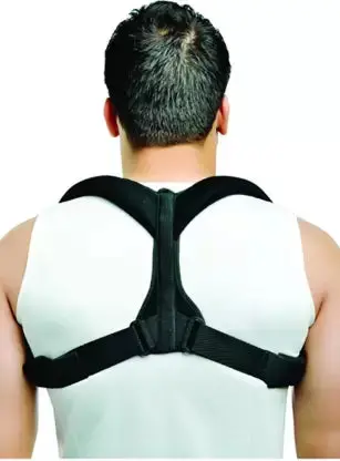 Dyna Innolife Clavicle Brace- Clavicle Correction Belt Shoulder Support  (Black) 1