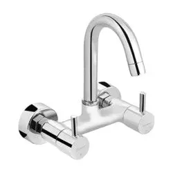 Parryware Agate Sink Mixer Wall Mounted Quarter Turn 1