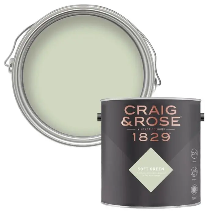 Craig & Rose 1829 Paint - Soft Green 1