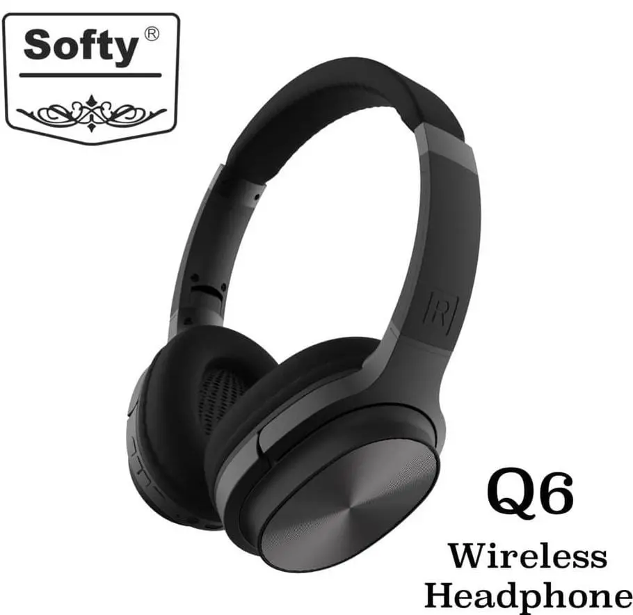 Softy Premium Quality  Bluetooth Headphone  Q6 1