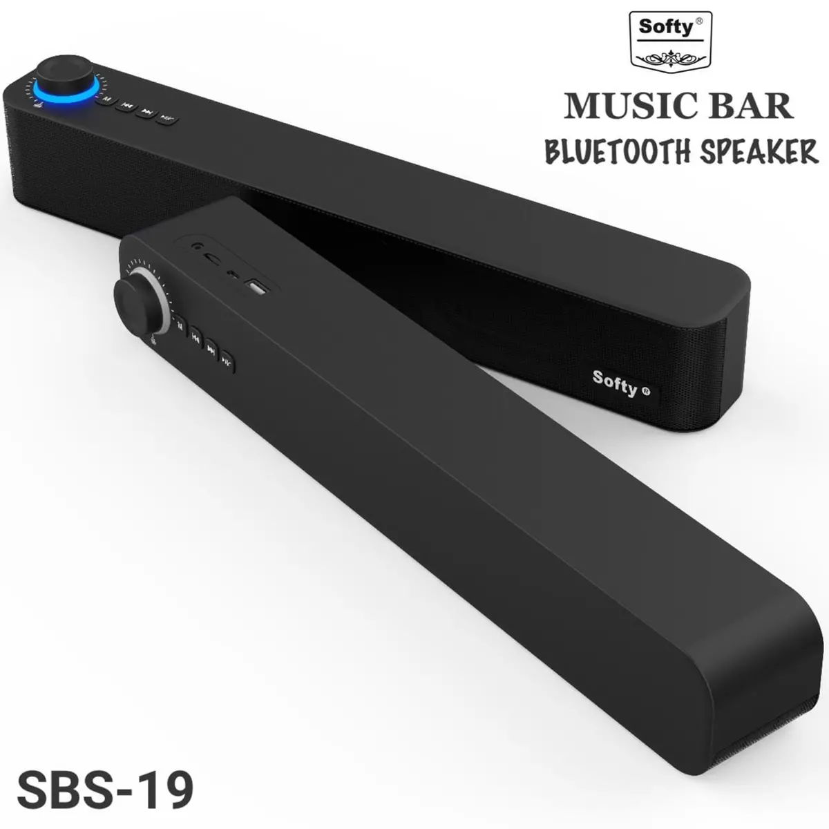 Softy Premium Quality Bluetooth Speaker  Music Bar 1