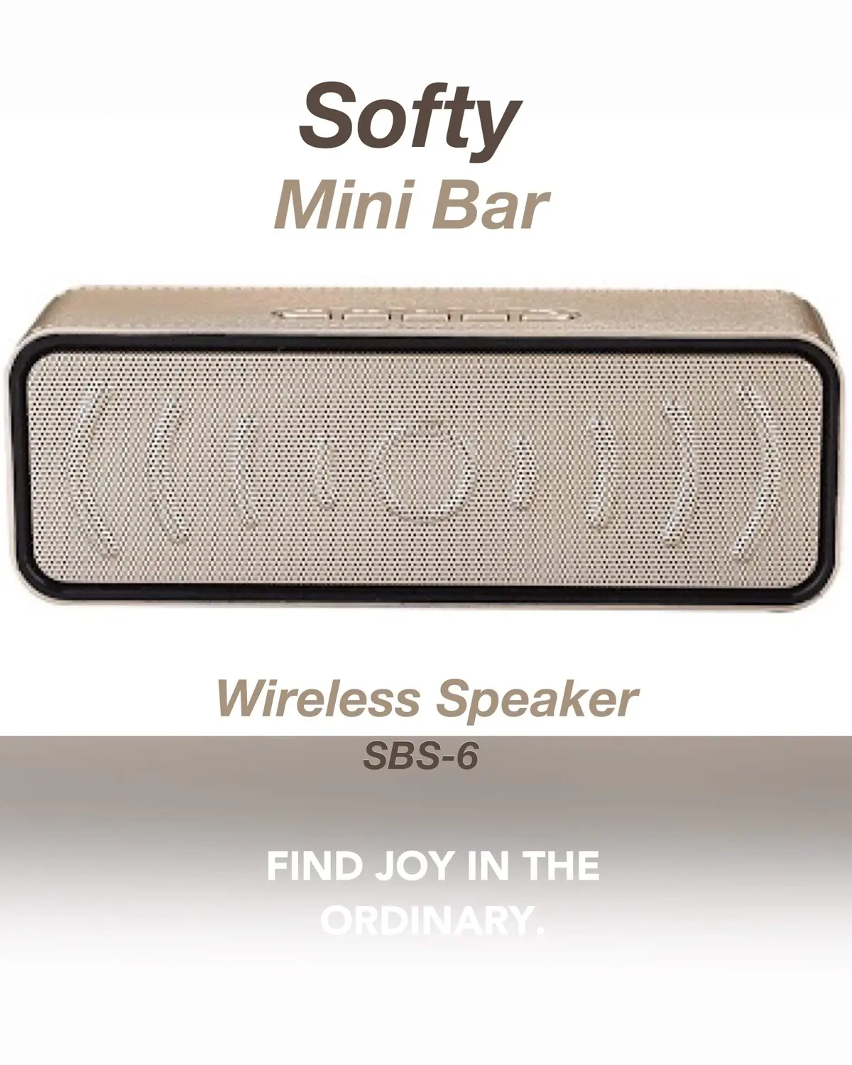 Softy Premium Quality Bluetooth Speakermini Bar 1