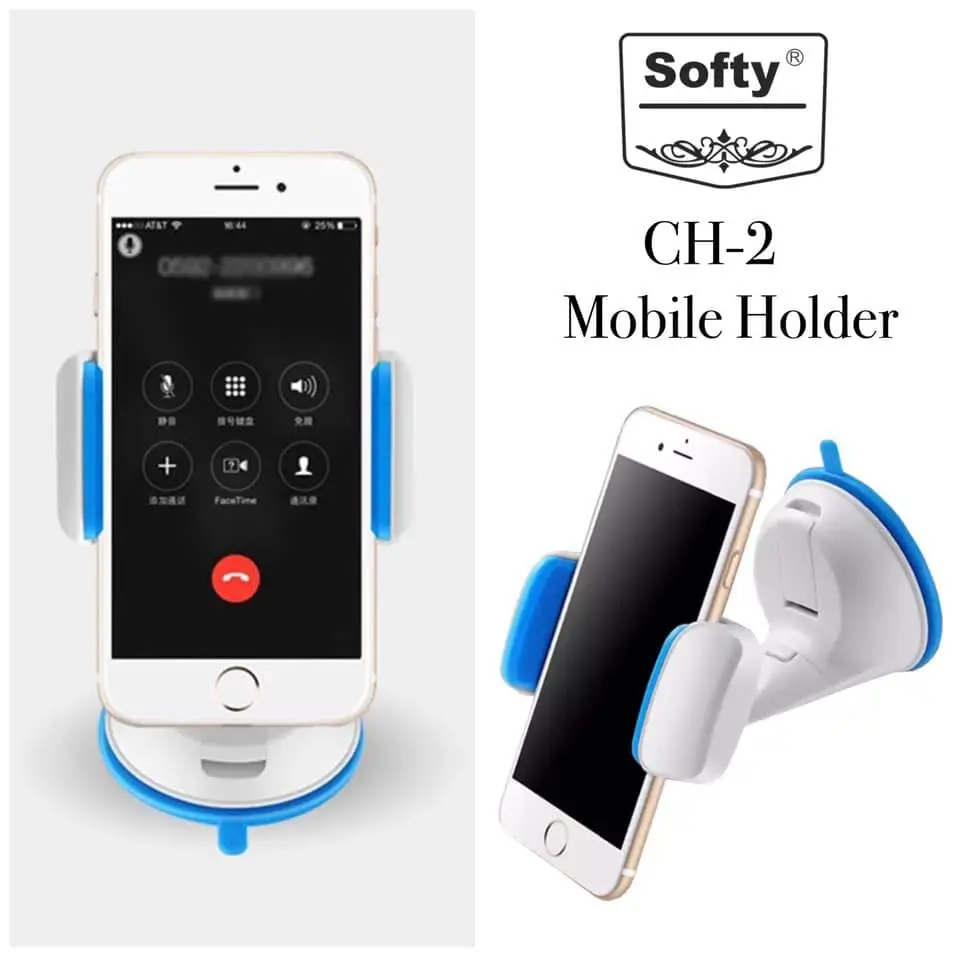 Softy Premium Quality Silicone Sucker Mobile Car Holder 1