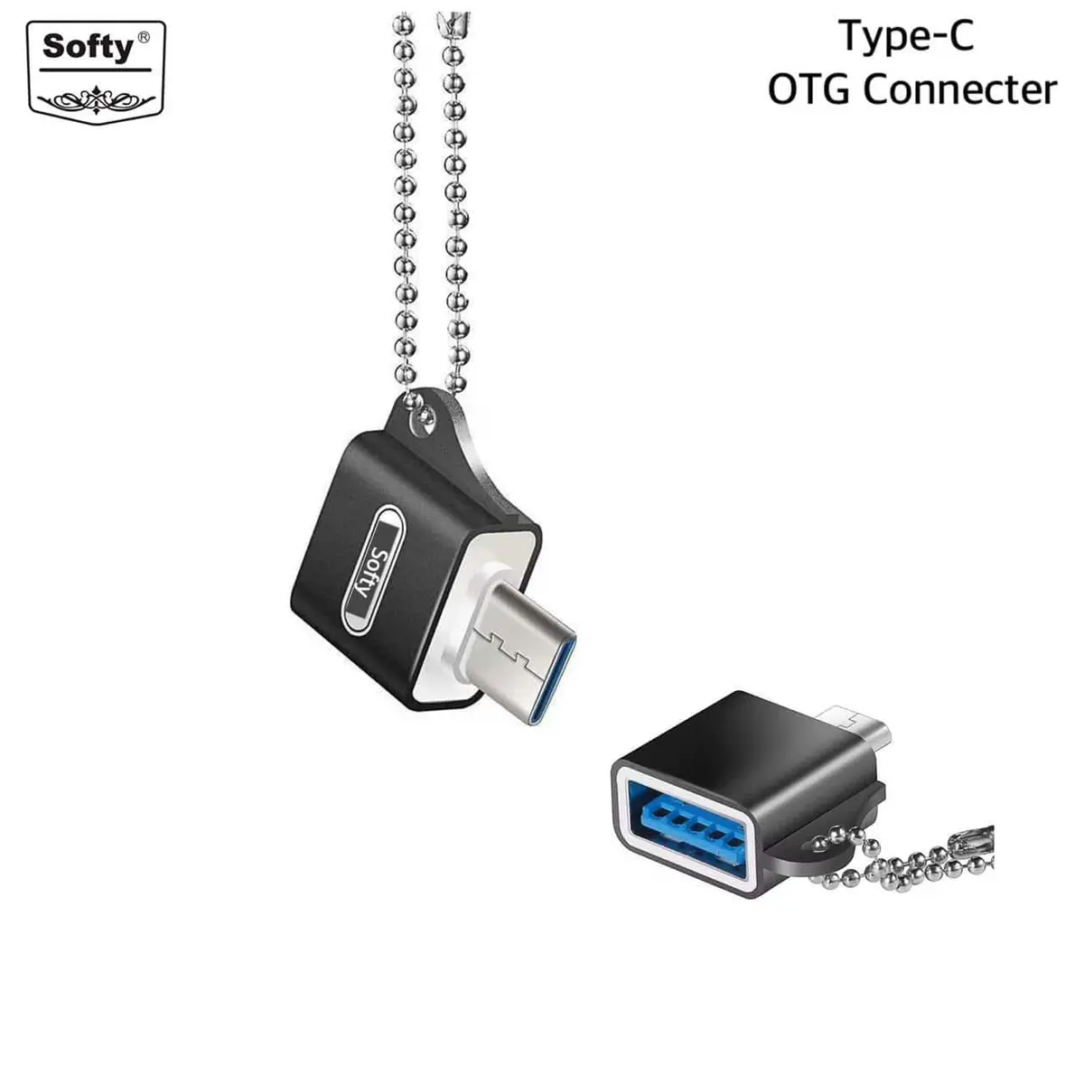 Softy Premium Quality Type-C Metal Otgkit 1