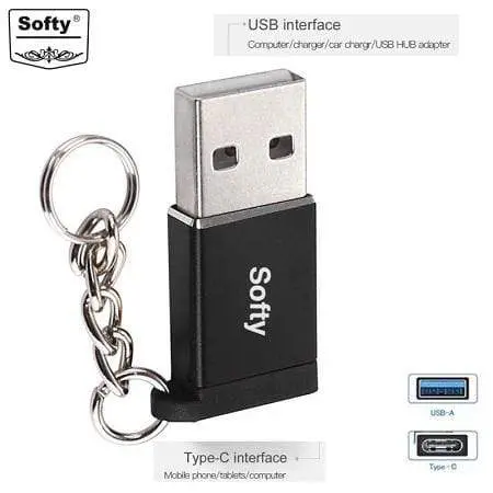 Softy Premium Quality Type-C To Usb 3.0A/M Adapter 1