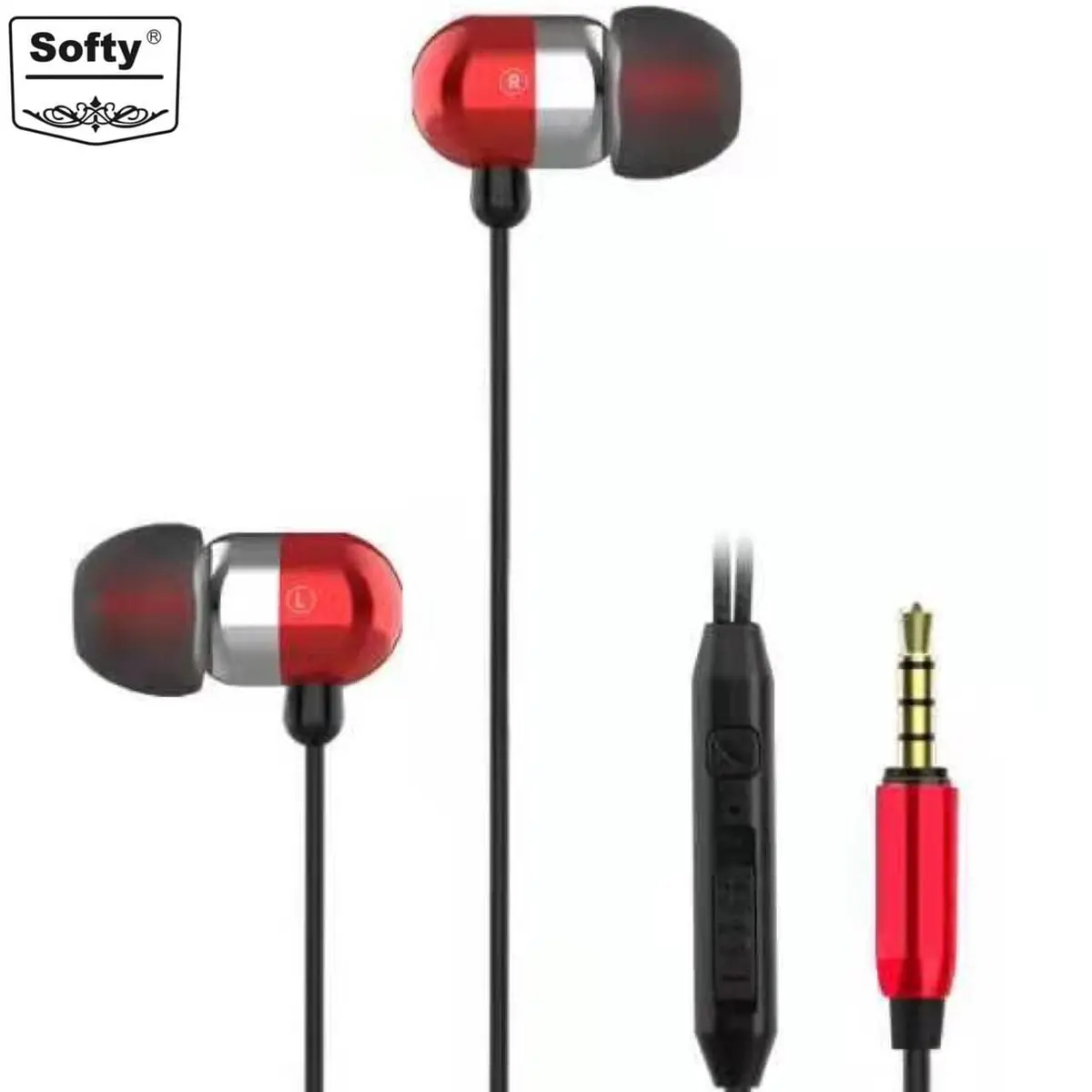 Softy Premium Quality Earphone With Mic S13 1