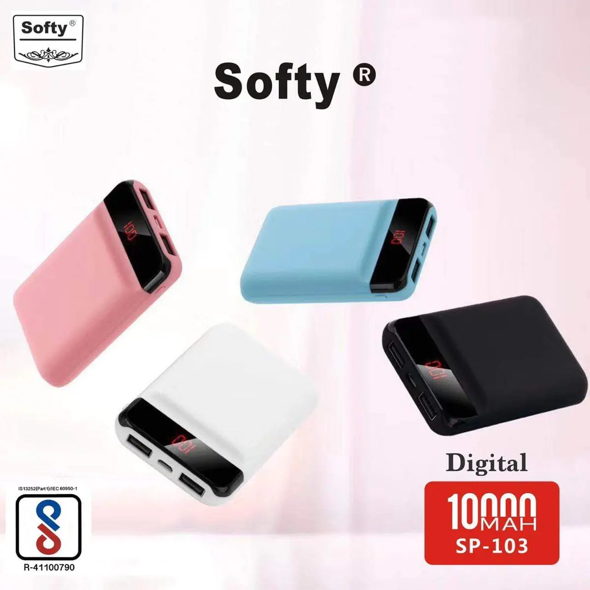 Softy Premium Quality 10000Mah Pd Power Bank Sp-103 1