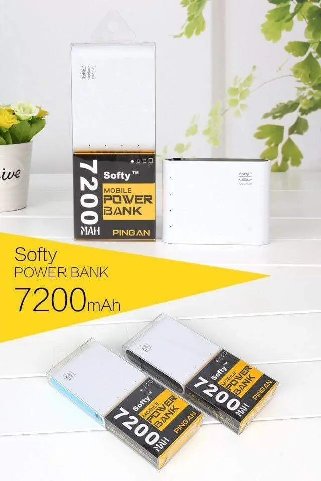 Softy Premium Quality 7200Mah Power Bank  Dual Port 1