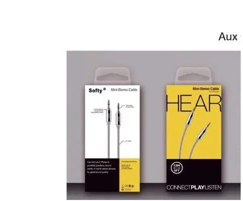 Softy Premium Quality Aux Cable Business Class 1.5 M 1
