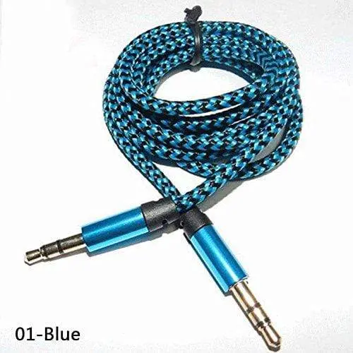 Softy Premium Quality Aux Cable In Polybag Pack (1Mtr) 1