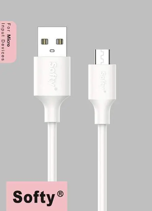 Softy Premium Quality Link Series 3A Micro Usb Cable 1.2M 1