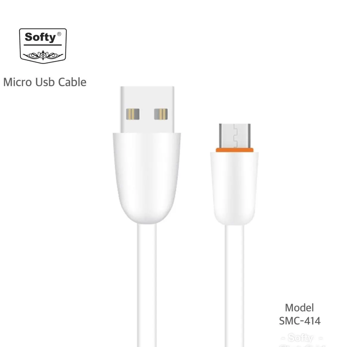 Softy Premium Quality V-8 Micro Usb Cable 1