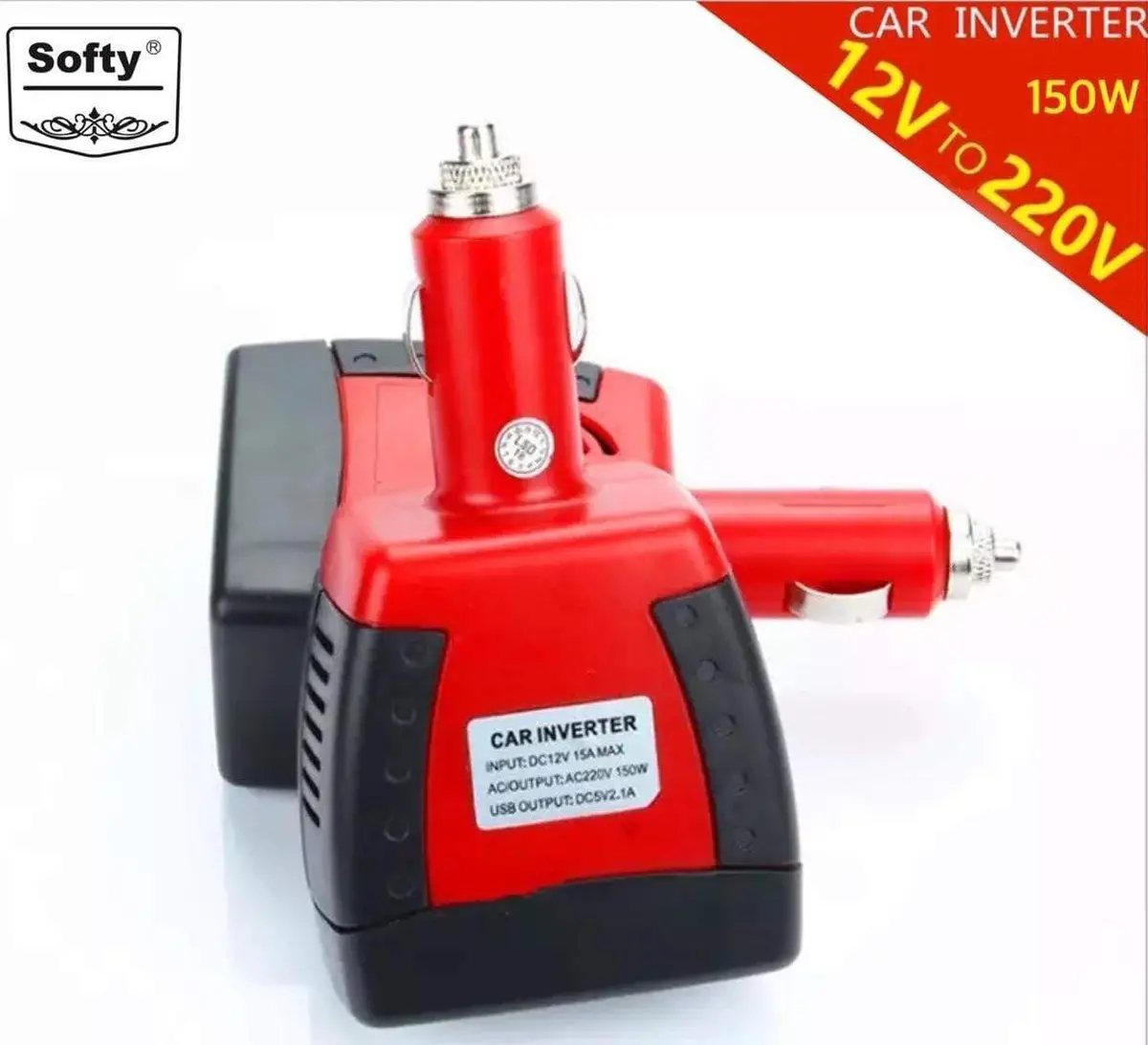 Softy Premium Quality 150W Car Invertor With Usb 1