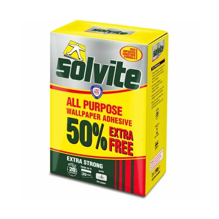 Solvite Extra Strong All Purpose Wallpaper Adhesive 1
