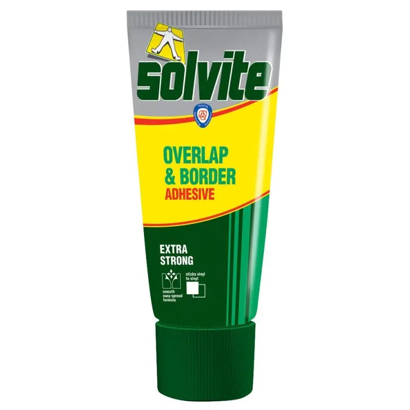 Solvite Wallpaper Repair, Overlap & Border Adhesive - 240G 1