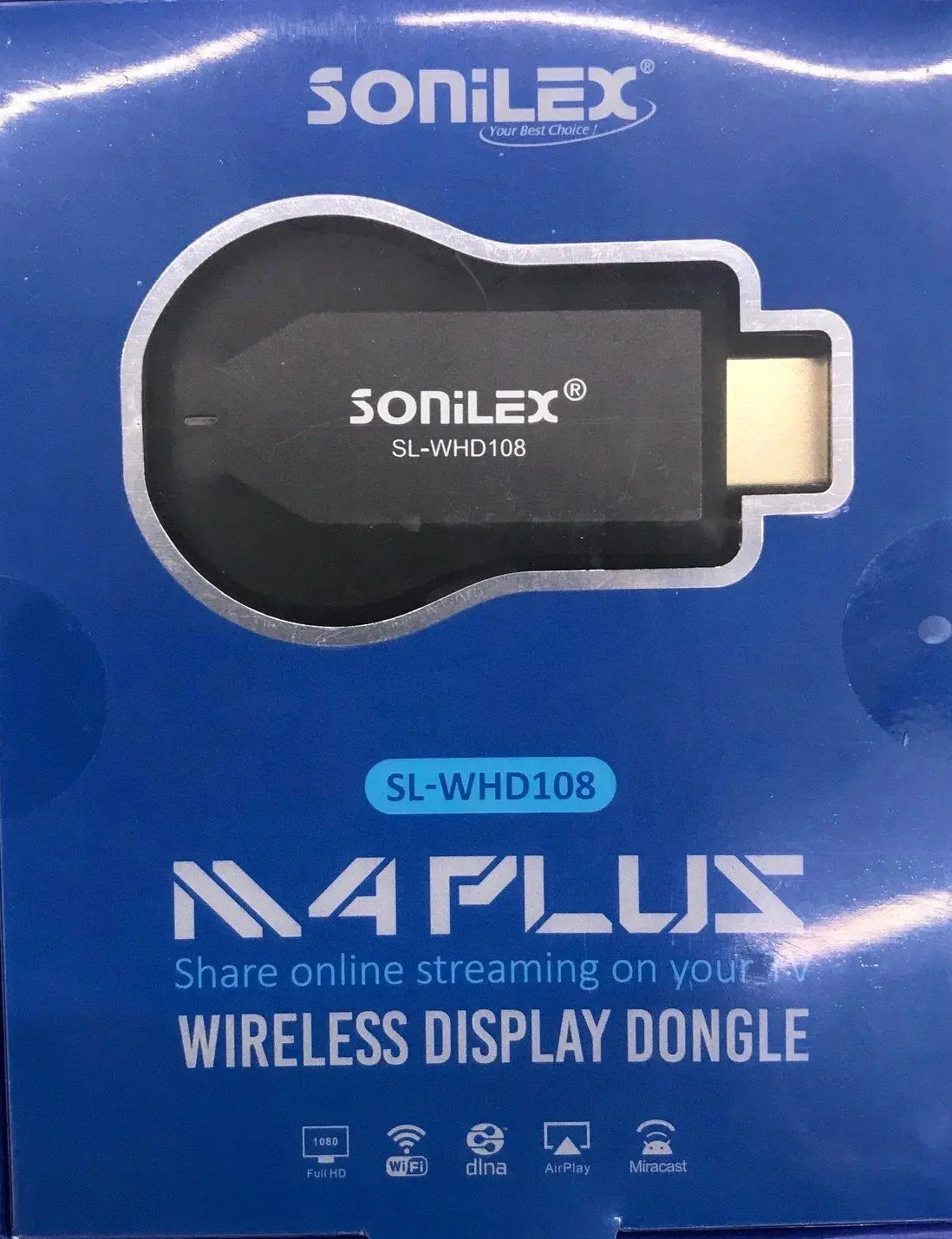 Sonilex Anycast M4 Plus Wifi 1080P Full Hd Hdmi Tv Stick Wireless Dongle With Smooth Video Streaming 1