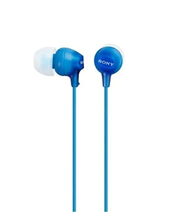 Sony Mdr-Ex15ap Earphone With Mic Headset (Blue) 1