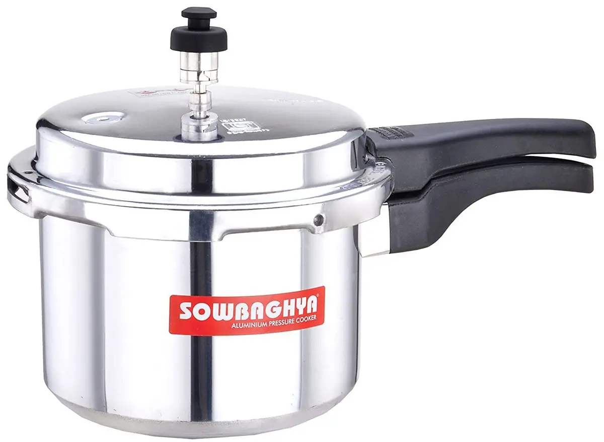Sowbaghya Aluminium Isi Pressure Cooker (3 Ltrs) 1
