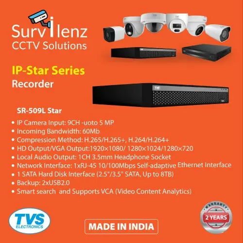 Tvs Sr-509L Star Recorders 1