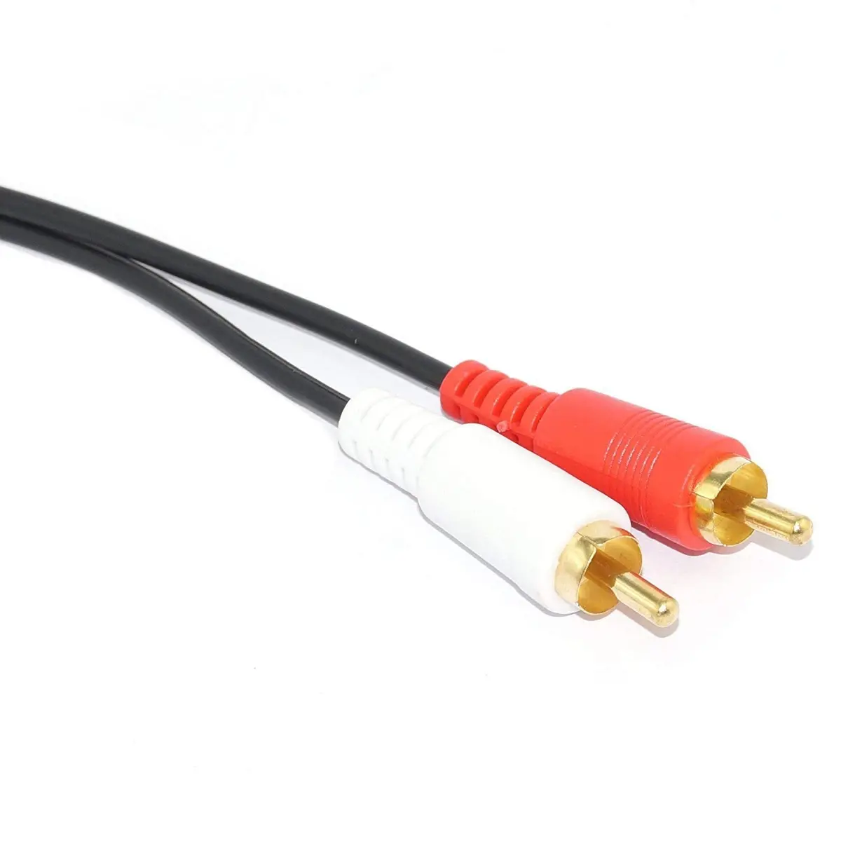 Maxicom Rca Audio Cable 2 Rca Male To 1.5Mm Jack To Rca Aux Cable For Home Theater Dvd Speaker Headphone For Smartphones – 1.5 Meter 1