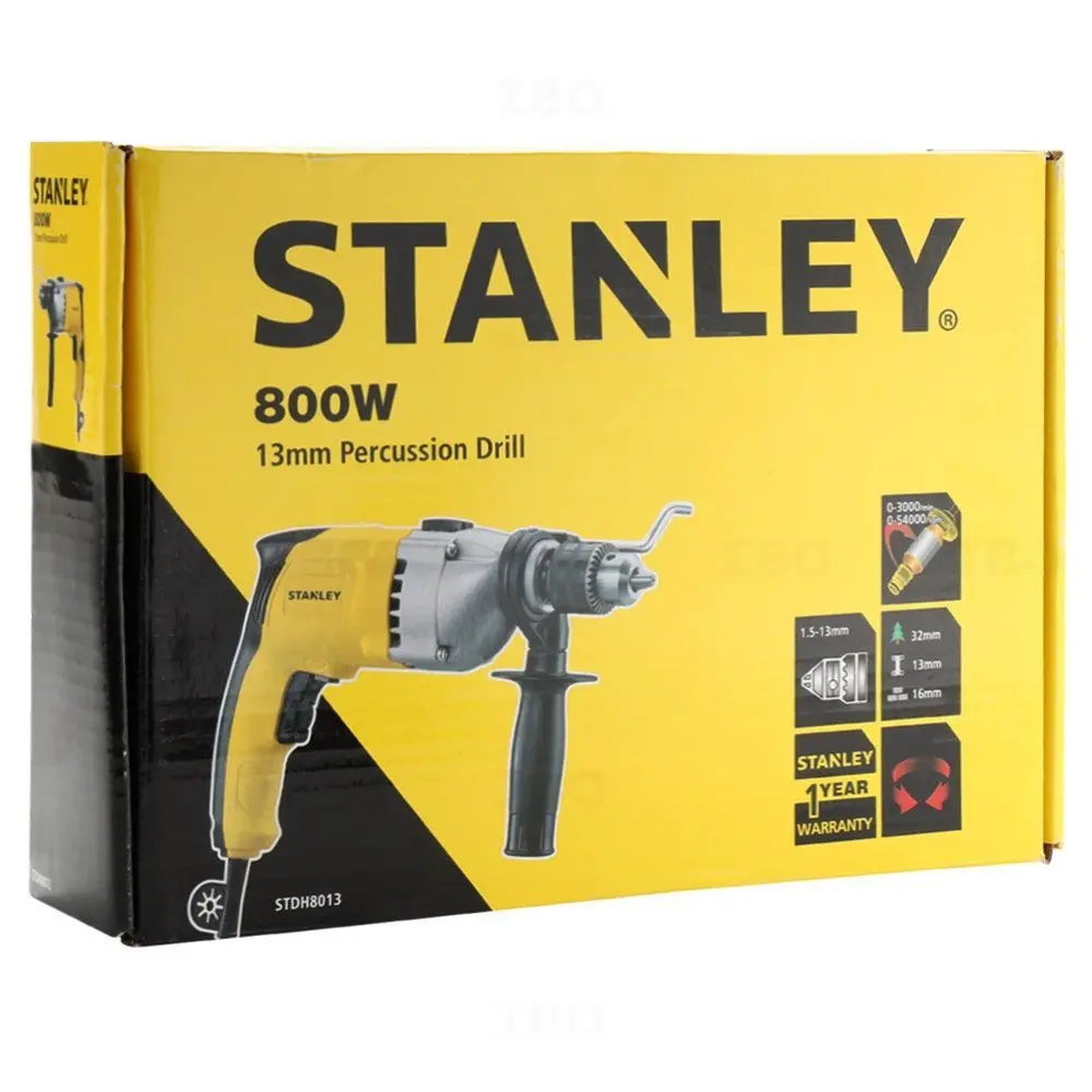 Stanley Stdh8013-In 800 Watts 13 Mm Hammer Drill 1