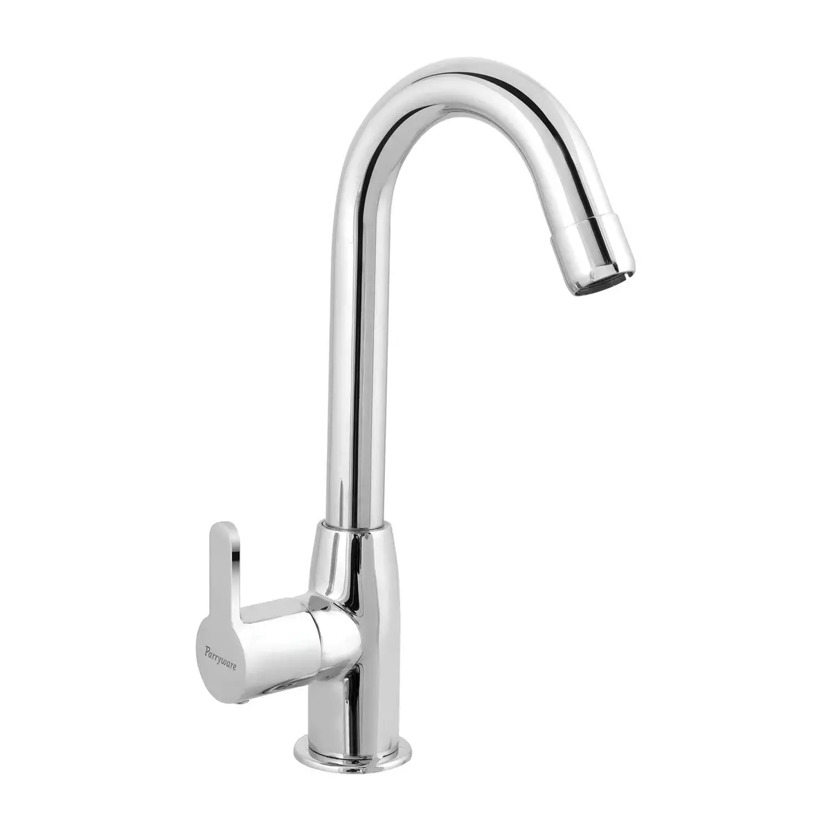 Parryware T4668a1 Claret Swan Neck Pillar Cock For Bathroom Fixtures/Fittings (Silver) 1