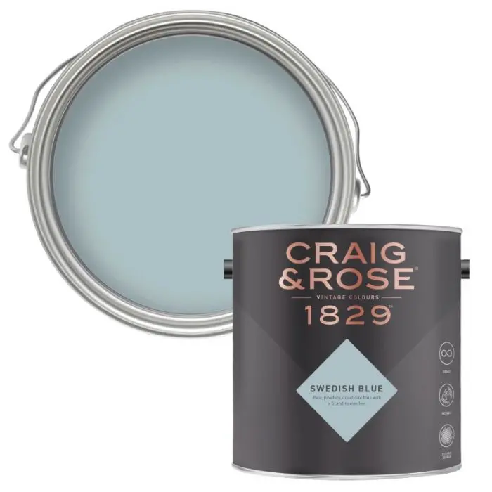Craig & Rose 1829 Paint - Swedish Blue 1
