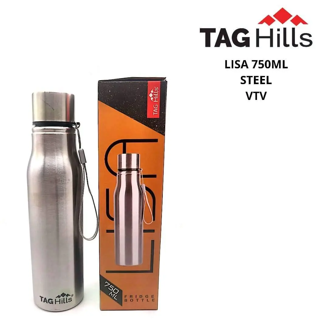 Tag Hills Lisa Stainless Steel Water Bottle 750Ml Silver 1