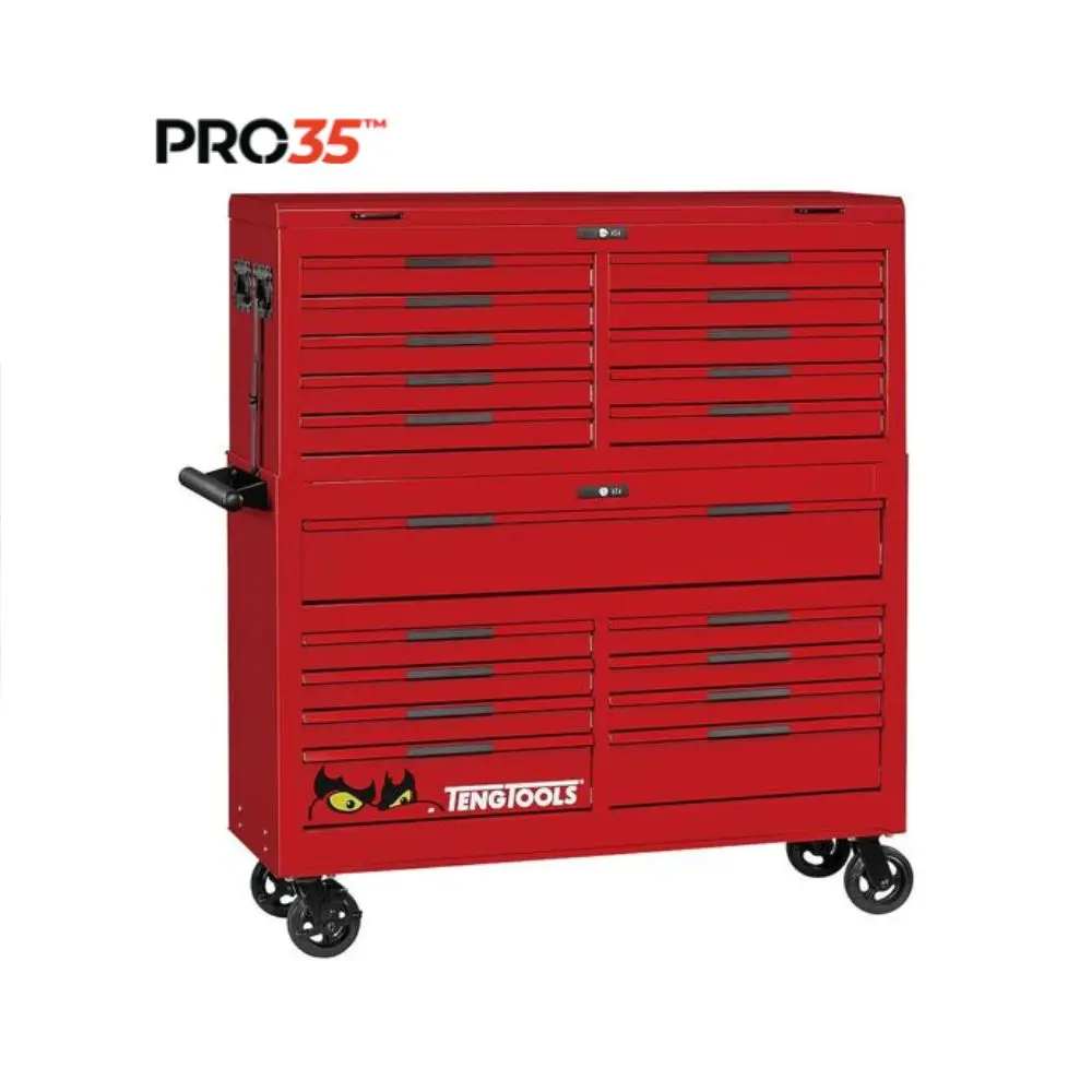 Teng Tools 53” Pro35 Stack Tool Storage 19 Drawers 1