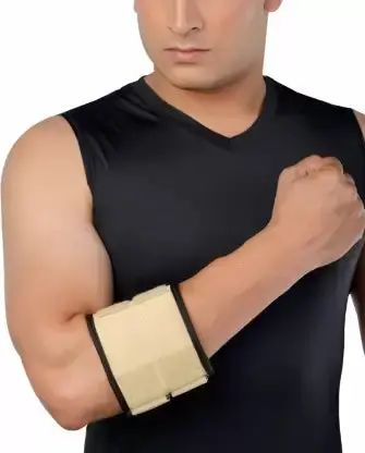 Dyna Tennis Elbow Brace X-Tra Elbow Support  (Beige) 1