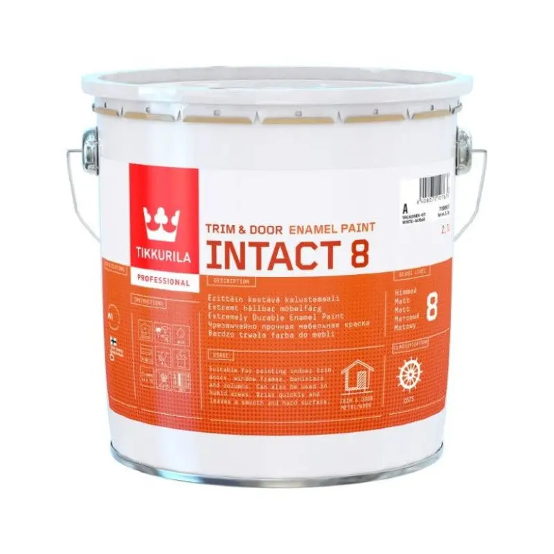 Tikkurila Intact 8 Matt For Trim & Doors - Colour Match 1