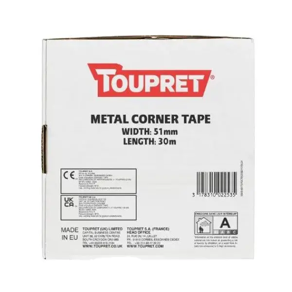 Toupret Metal Corner Tape - 30M 1
