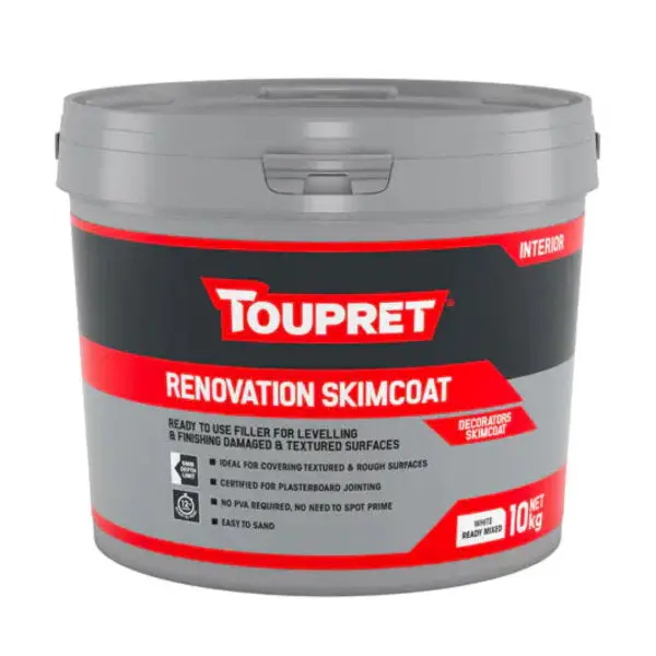 Toupret Renovation Skimcoat - White 1