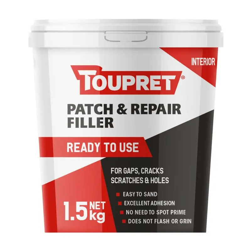 Toupret Patch & Repair Filler Ready To Use 1.5Kg 1