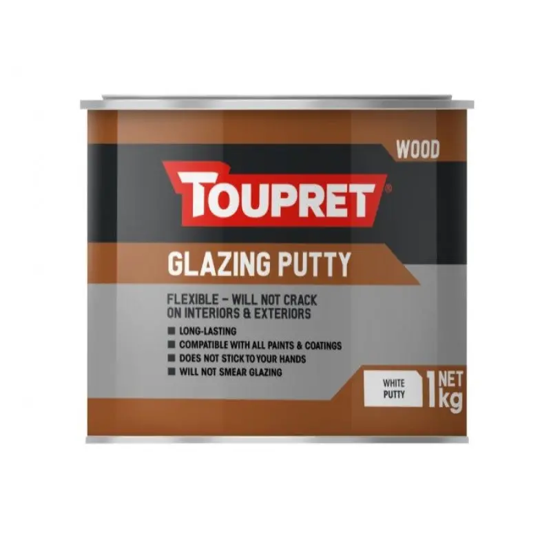 Toupret Glazing Putty White 1Kg 1