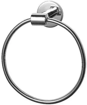 Parryware T6002a1 Standard Towel Ring (Dia 7”) , Silver, Alloy Steel 1