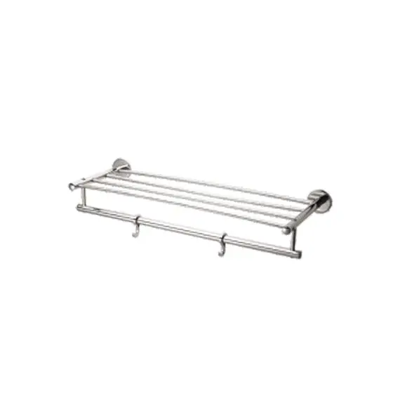 Parryware Standard T6008a1 Towel Rack (24”) (Stainless Steel) Alloy Steel Lxwxh : 65 X 23 X 11 Centimeters 1