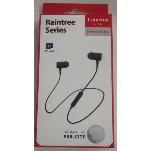 Transton Psb-13Tf Raintree Series Bluetooth Headset With Microsd Card Support 1