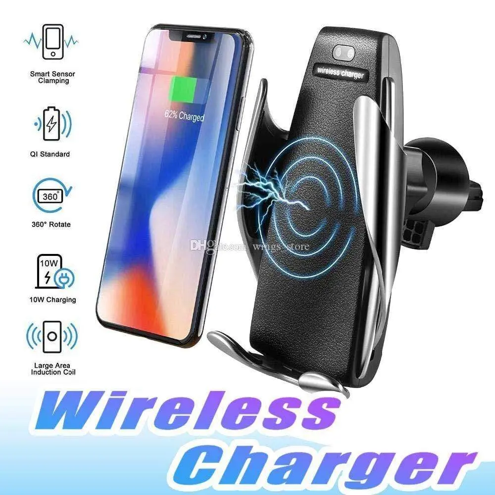 Transton Smart Sensor Car Wireless Charger Mount Fast Wireless Charging 360° Air Vent Car Mobile Holder 1