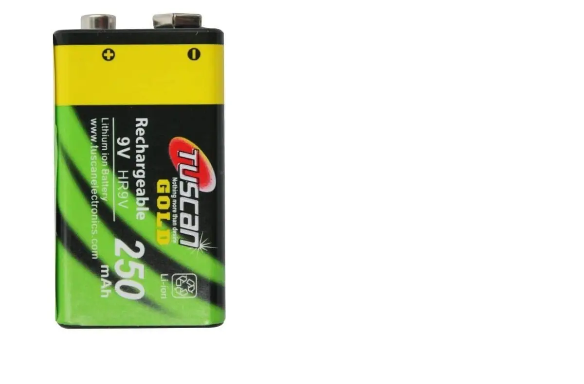 Tuscan Gold 9V 250 Mah Rechargeable Battery 1