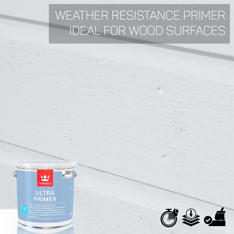 Tikkurila Ultra Primer For Wood - Colour Match 1