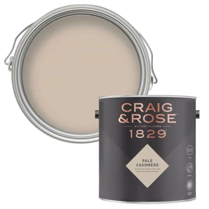 Craig & Rose 1829 Paint - Pale Cashmere 1