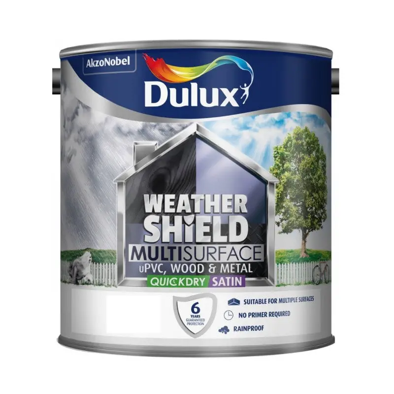 Dulux Weathershield Quick Dry Exterior Wood & Metal Paint 1